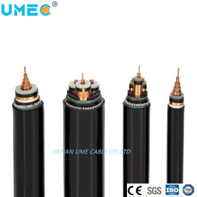 Cu/Al Condutor XLPE Cable de alimentação blindado revestido com revestimento de PVC isolado para tensão média