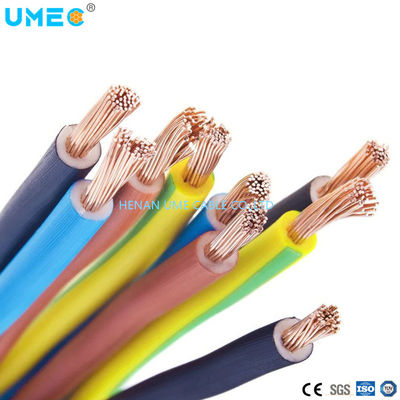 450/750v IEC 60227 01 padrão 1x4mm2-7/0.84mm PVC espessura 0.8mm fios elétricos