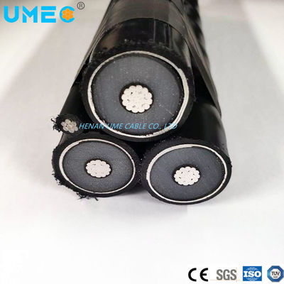 Condutor de alumínio isolado 3X16 3X25 3X35 3X50 mm2 3 núcleos de baixa tensão
