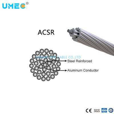 Condutor ACSR Reforçado com Aço de Alumínio com 6+7 fios de 100mm² para Cão do Zimbábue