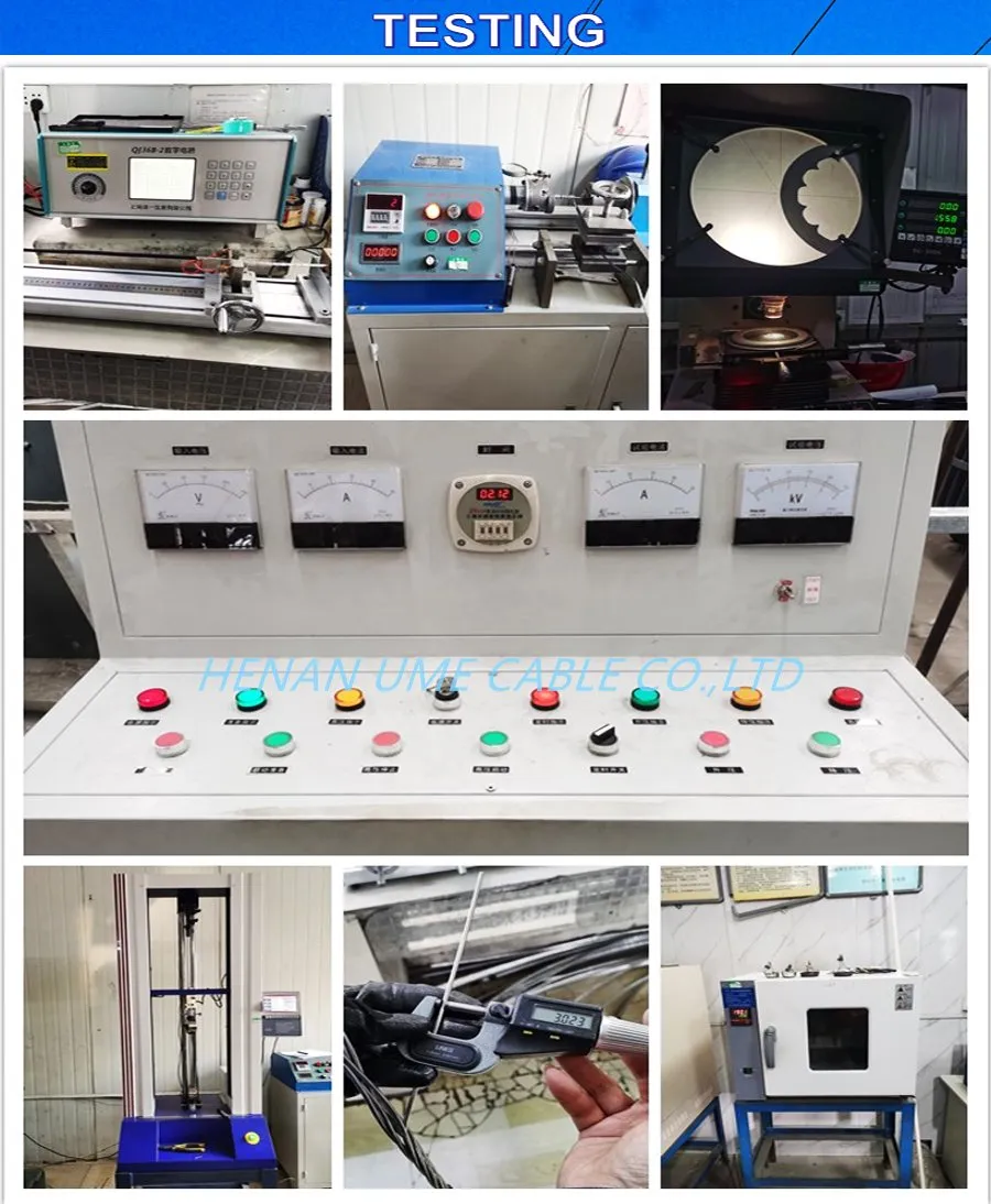Cabo de Queda de Serviço Aéreo de Alumínio 600/1000V Isolamento XLPE / PE 2