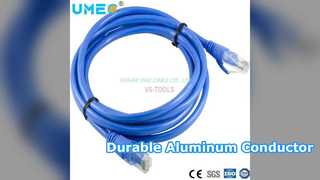 Linhas elétricas aéreas de condutores de alumínio desencapados