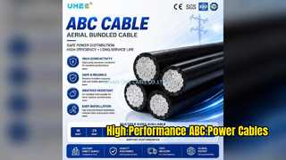 Cabo ABC aéreo confiável de 0 6 1kV para distribuição de energia